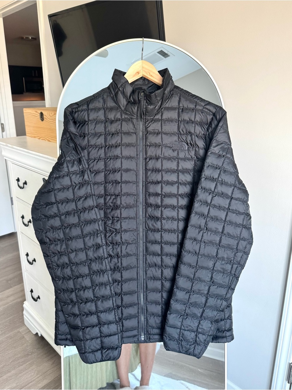 The North Face ThermoBall Eco Black Insulated Puffer Jacket